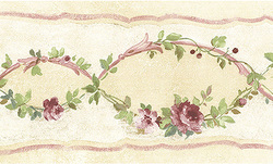 floral wallpaper borders